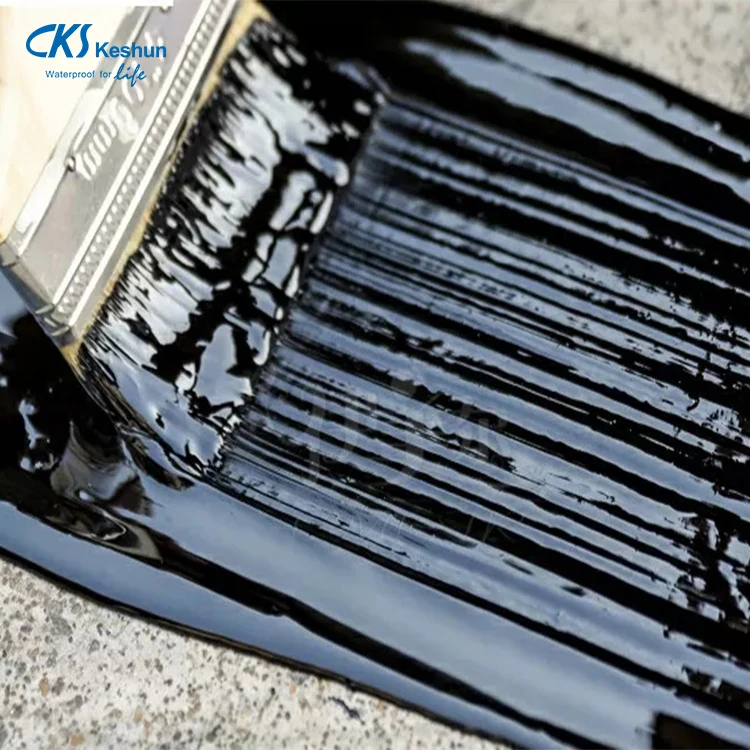 CKS eco friendly liquid bitumen rubber bitumen waterproof coating paint for roof building