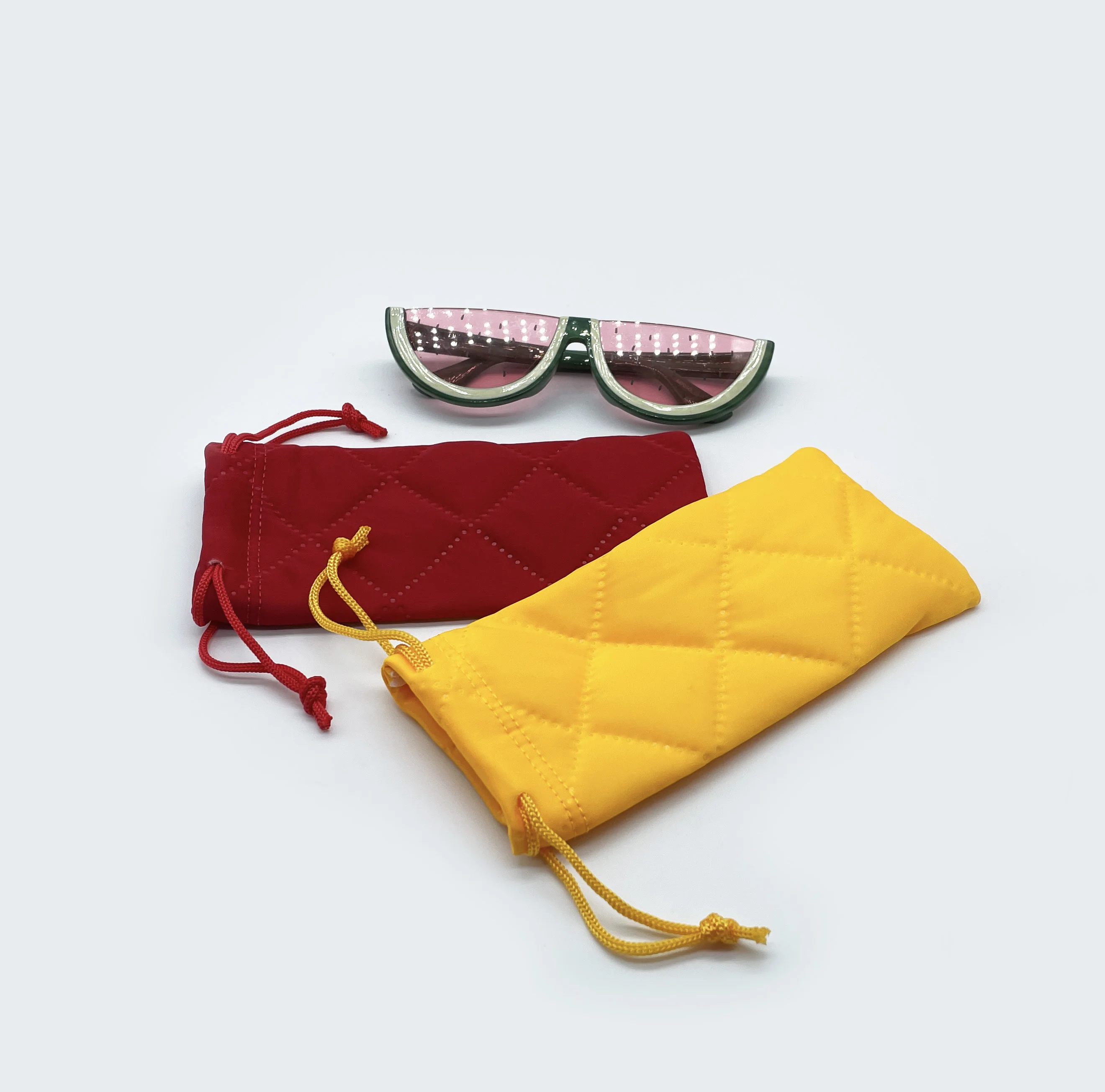 Wholesale High Quality Glasses Pouch Fabric Microfiber Cloths Pouch Eyeglasses Spectacle Bag