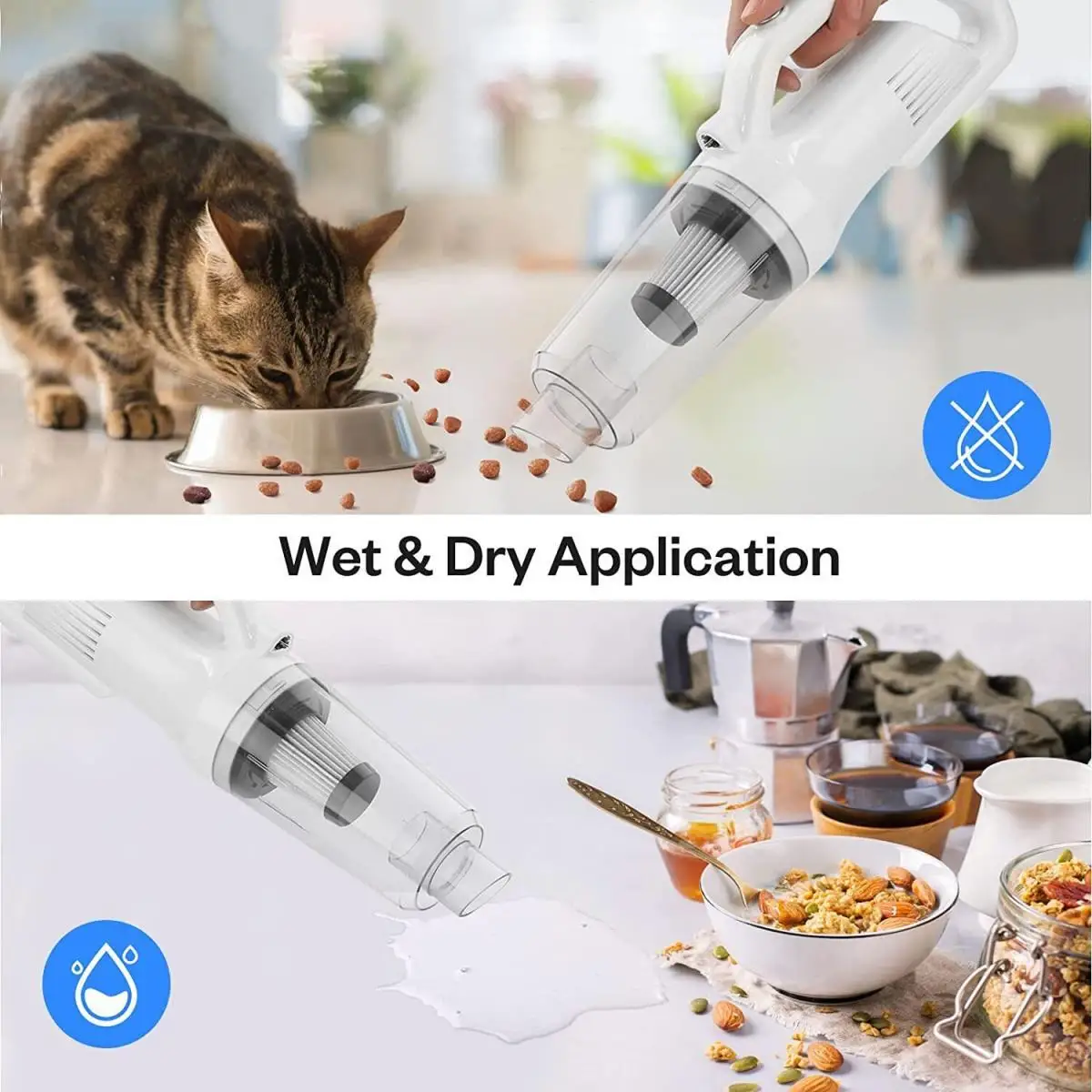 Wireless Vacuum Cleaner Multifunctional Upgraded Version Usb Charger with LED Light Vacuum Cleaner Stick for Floor Carpet