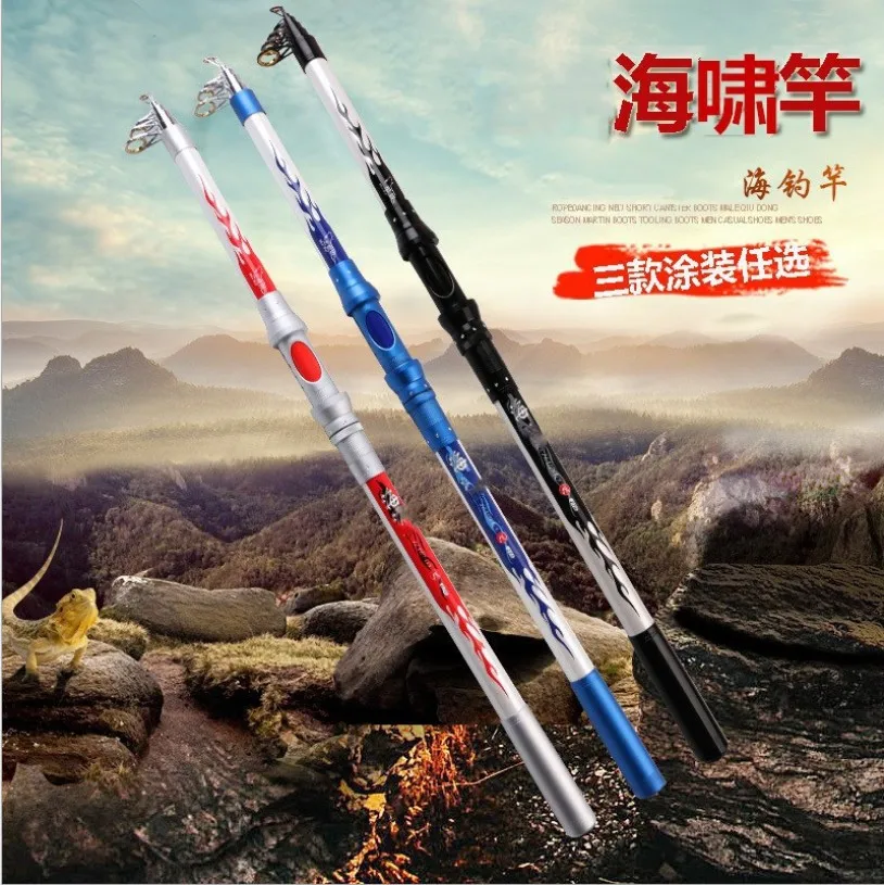 1.98/2.1/2.4/2.7m carbon fiber spinning fishing rod