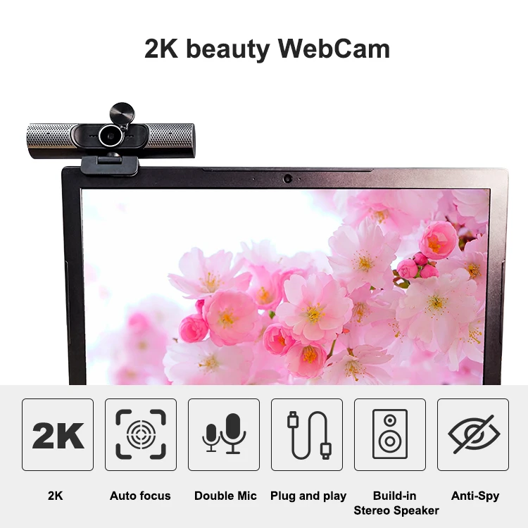  Оптовая продажа Высококачественная HD 4MP H.264 камера для ПК видеозапись веб-камера с автофокусом 2k 4k 1080p USB микрофоном