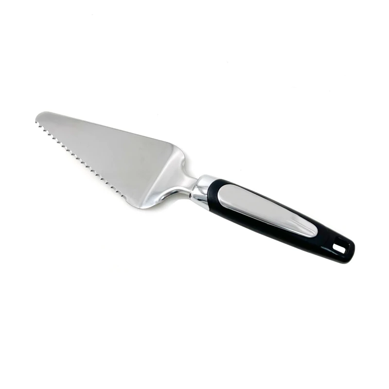 Angled Cake Spatula and Pie Server Stainless steel Cake Cutter Slicer with serrated blade