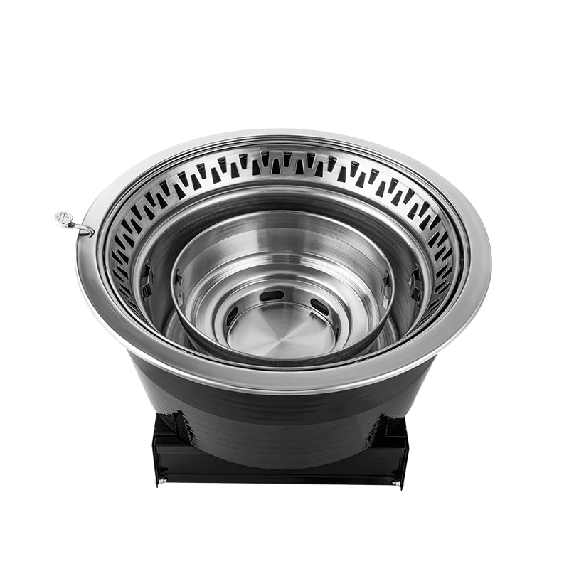 Korean Restaurant Charcoal Barbecue Oven Thickened Material Durable And Durable Factory Goods