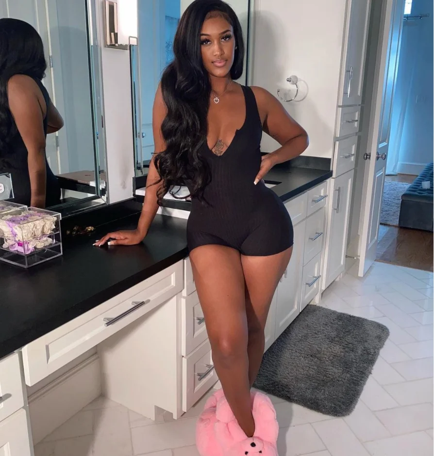 
A00010 summer one piece elegant jumsuits jumpsuit pants 1 piece ribbed jumpsuit rompers womens 