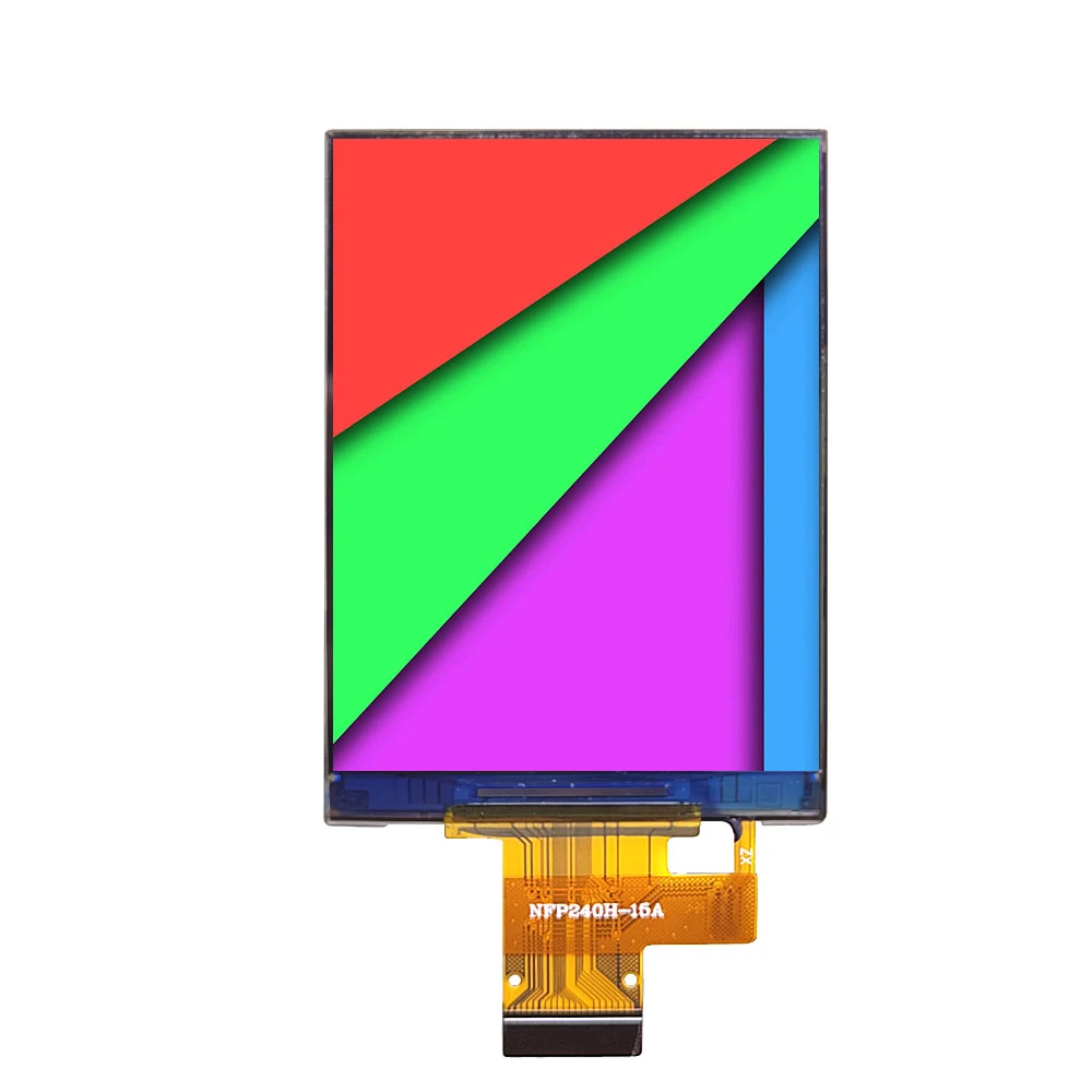 2.4 inch Industrial 240x320 Resolution 22 Pin LCD Panel MCU 8-bit/SPI4 Color Full Viewing Angle LCD Display IPS TFT Screen