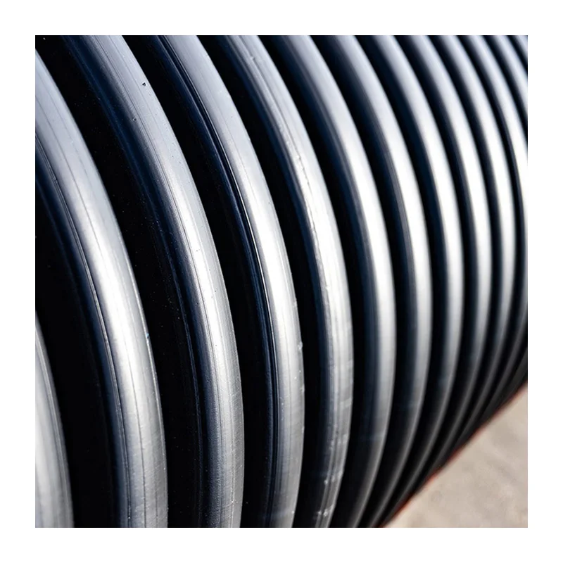 High Density Polyethylene (HDPE) Double Wall Pipe and Fittings HDPE  Corrugated Sewer Drain Pipe