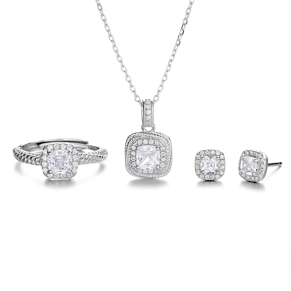 2018 Best Sale Pure 925 Sterling Silver Jewelry Set