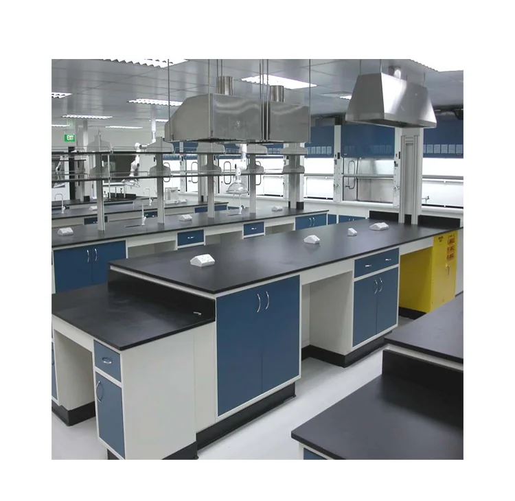 Hot Sale Lab Furniture Chemistry Lab Corner Bench Wall Lab Table