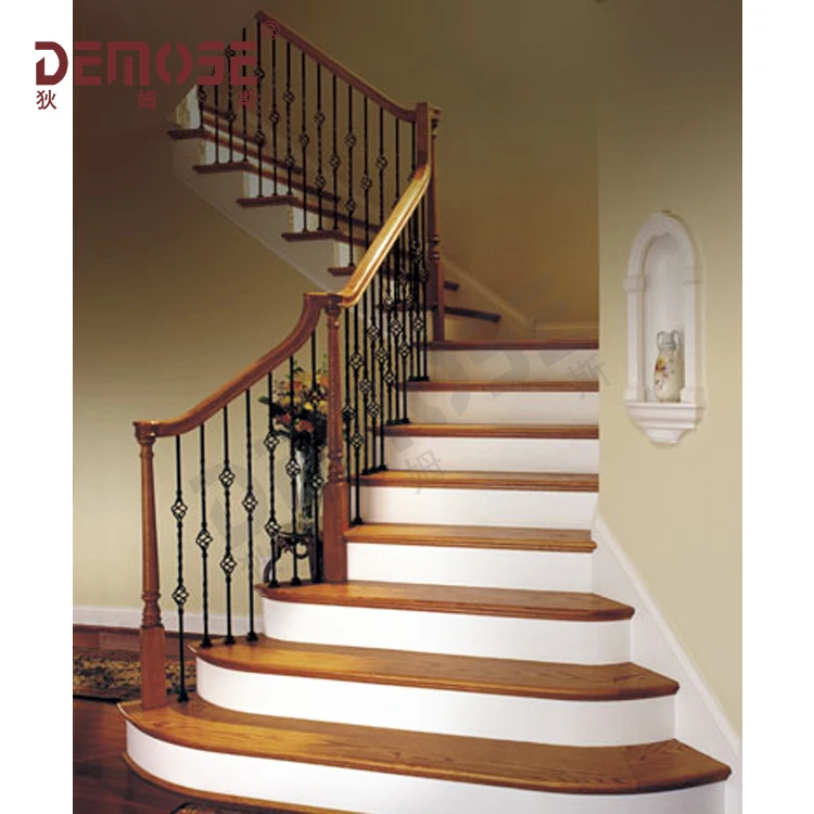 DEMOSE Vintage wrought iron stair railing and handrails