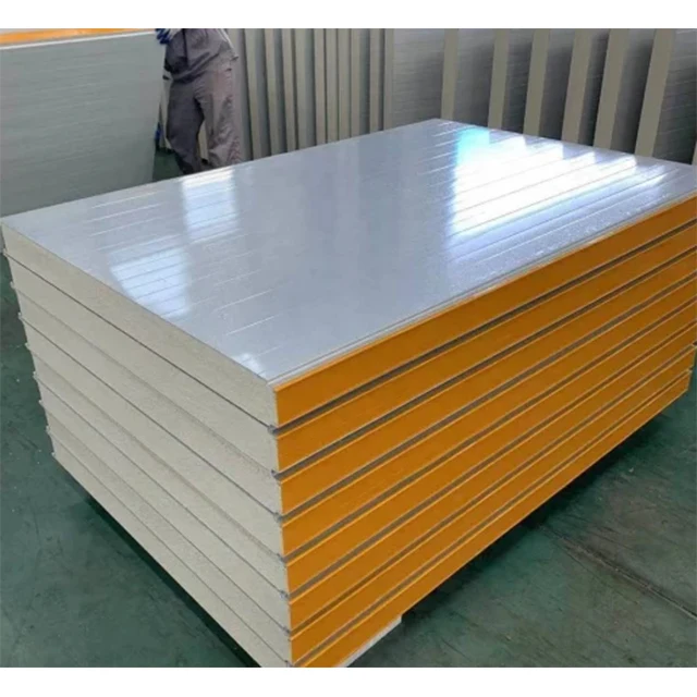 Industrial Design 100mm PU Sandwich Panel Cheap Cold Room Polyurethane Foam Board for Warehouses Storage