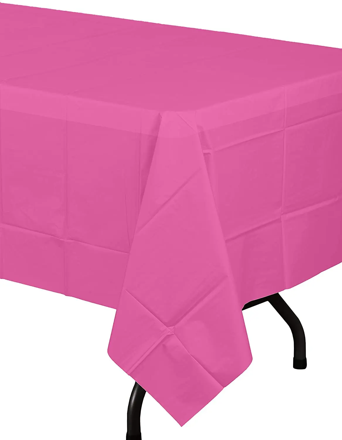 
Disposable plastic tablecloth for indoor and out door party solid color heavy duty table cloth 