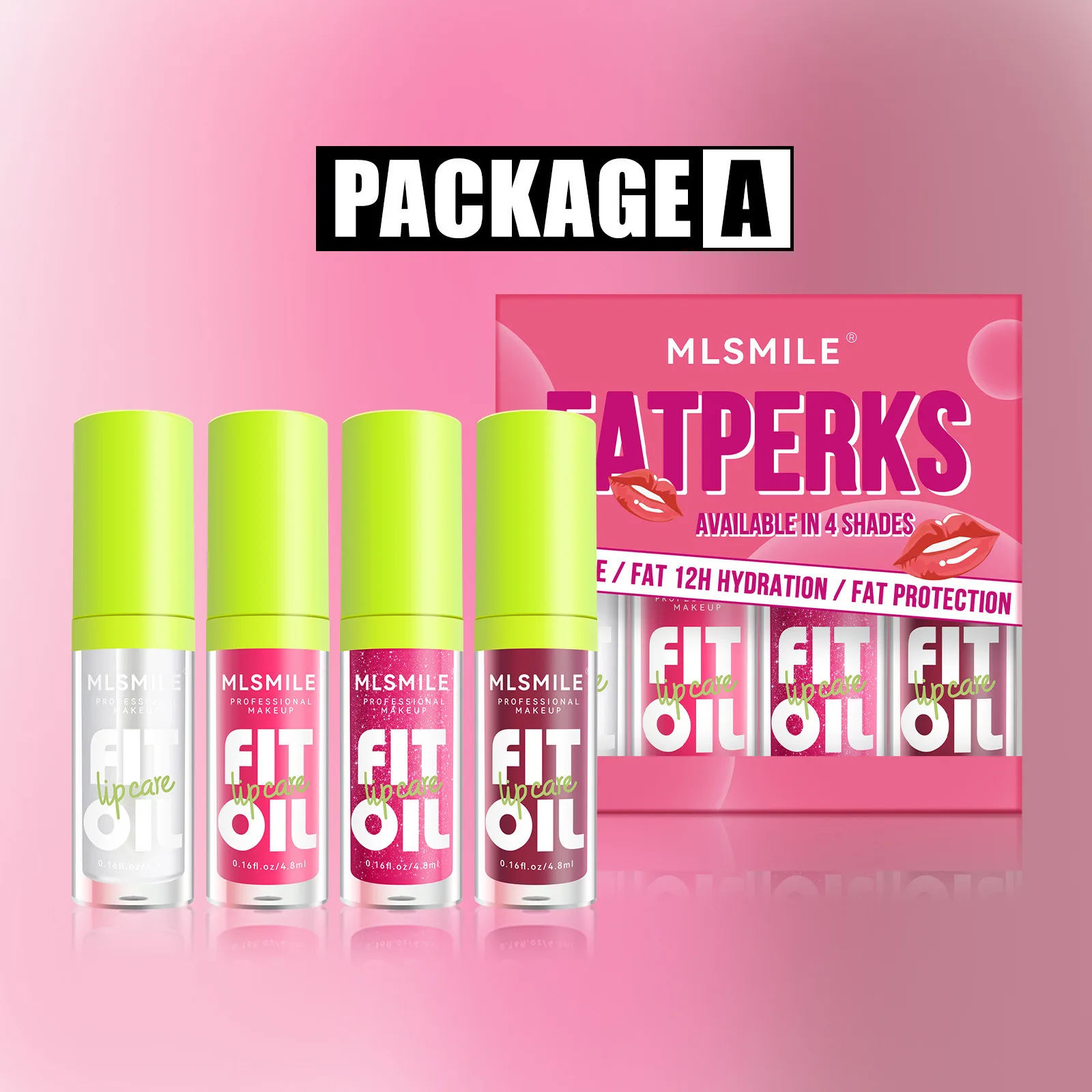 Beauty  makeup set Long Lasting Matte lipstick lip gloss Brightening lipstick Tint   Shiny Pearl Plump lips oil