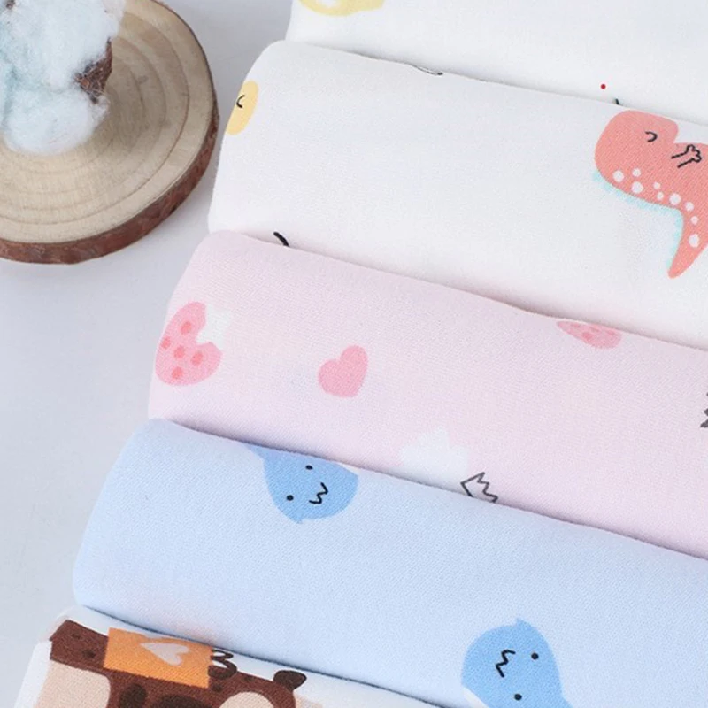 Sale Cheap Cotton Animal Print Fabric Online Baby  Cute Printing Fabric Baby Dress Suit  Making Fabric