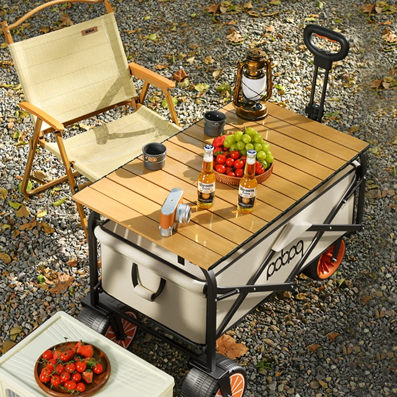 Utility Trailer Outdoor Camping Party On The Beach Electric Wagon Cart Portable Folding Wagon Wholesale