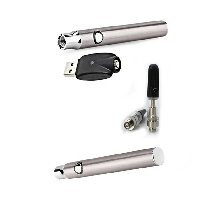  350mAh Rechargeable CBD Vape Pen Battery 510 Thread Preheating button vape