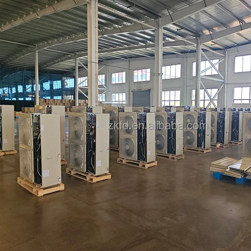 ZKFD R32 Wifi Control 10kw 17kw 21kw Dhw Heating Cooling Monoblock Air Source Evi Dc Inverter Air To Water Heat Pump Erp A+++