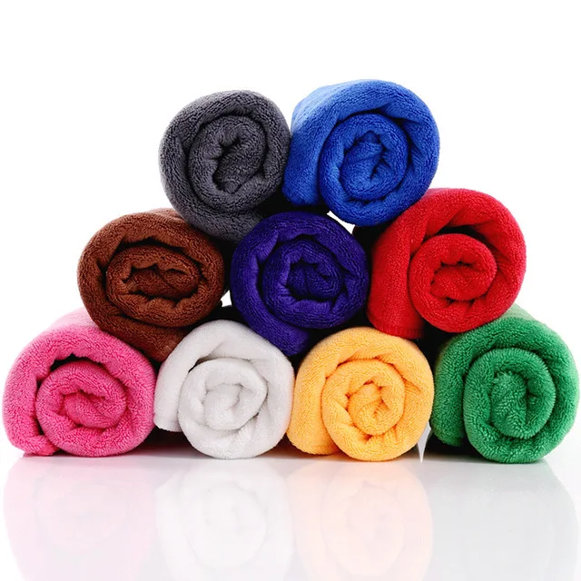 microfiber face towel cloth luxury embroidered towels