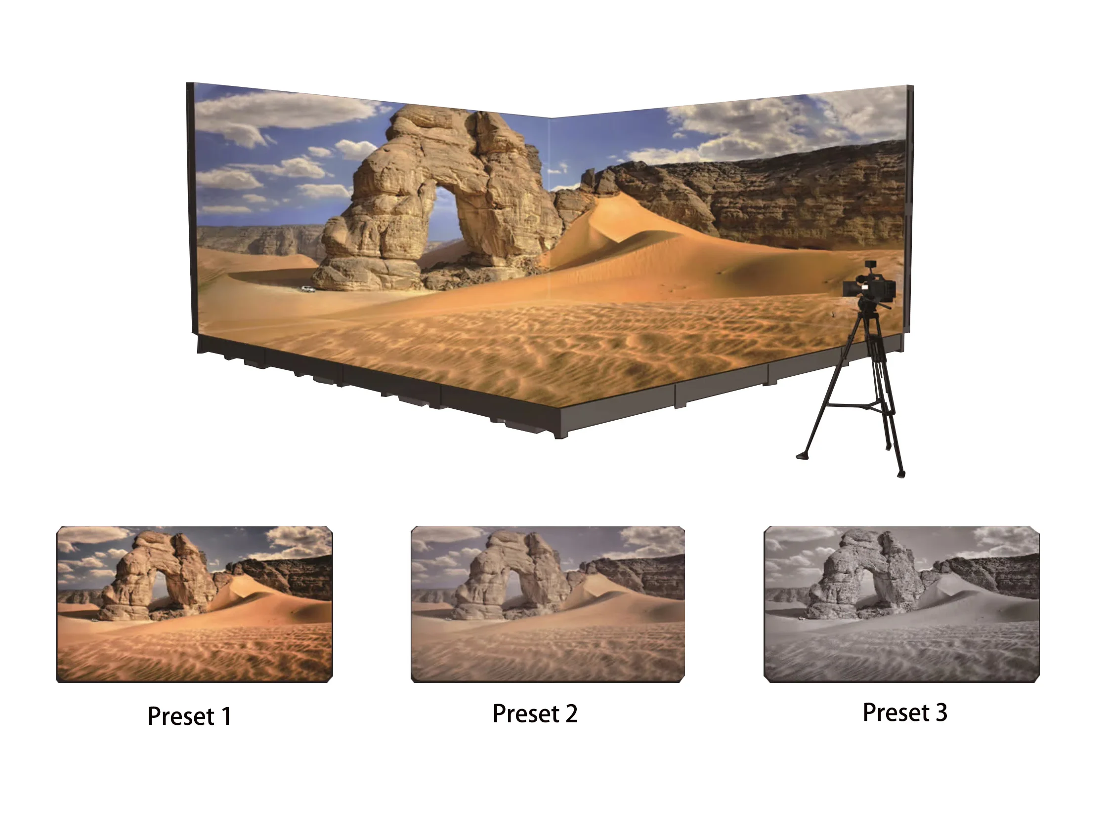 fine pitch COB P0.78 P0.9 P1.25 LED Wall for commercial flexible led video wall for Virtual shooting Living room stage concert