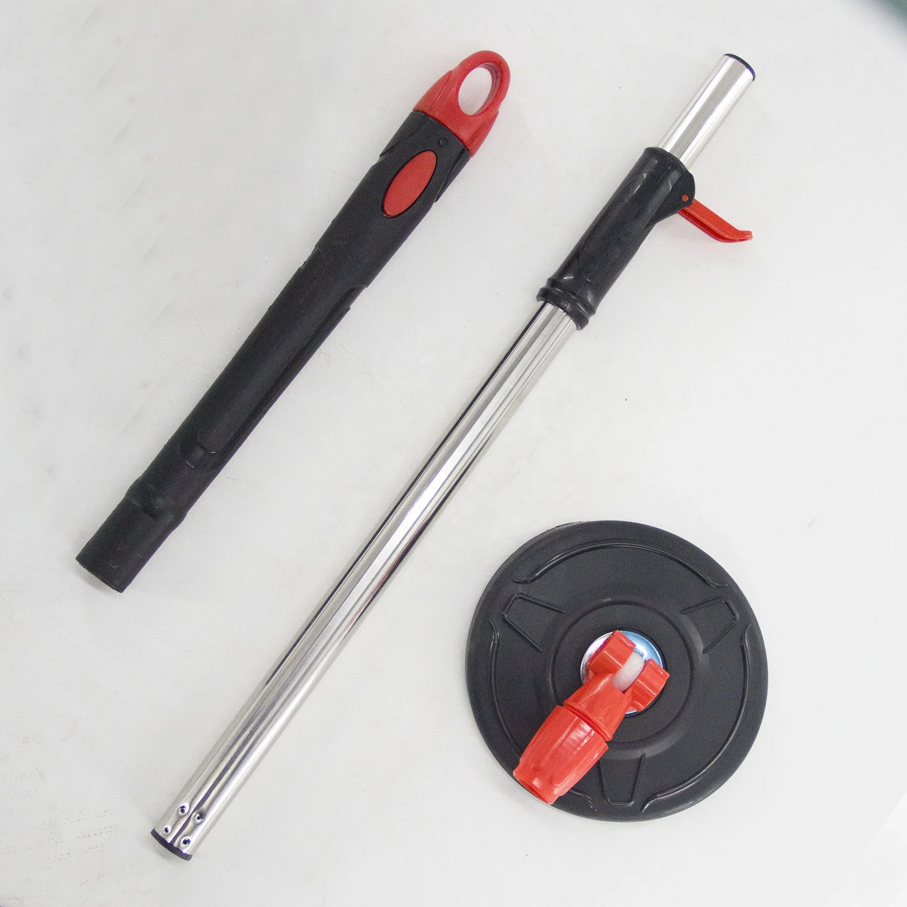 Foreign trade manufacturer mop accessories telescopic stainless steel handle mop pole