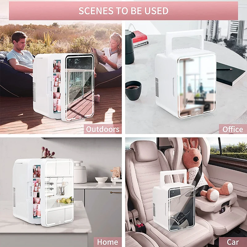 OEM ODM Custom wholesale little mini small makeup Skincare refrigerators beauty fridges for cosmetic