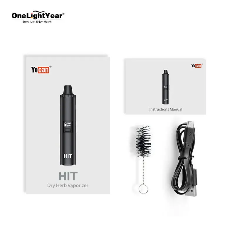 Fashion Smart vibration reminder dry herb vaporizer Yocan Hit/regen vape kit