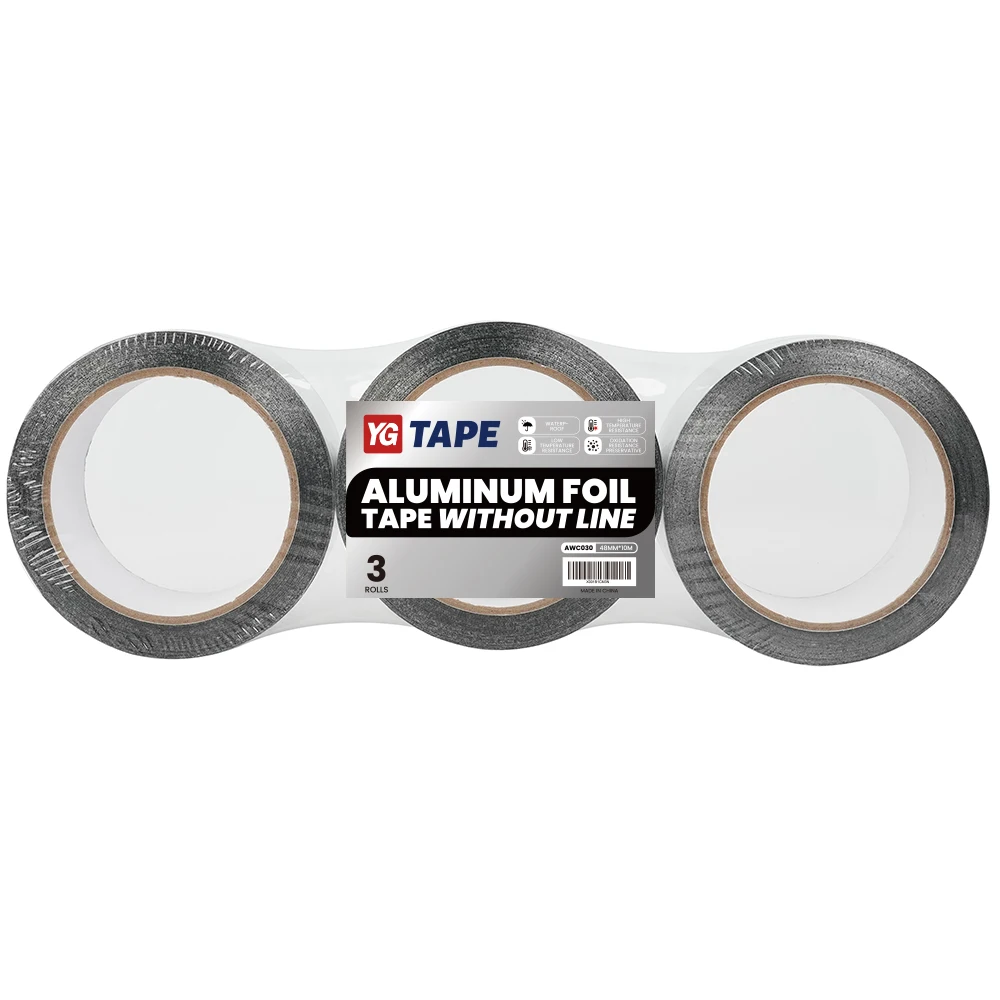 Glass Fiber Solvent Heavy Duty Solvent Based Reinforced Aluminum Foil Tape