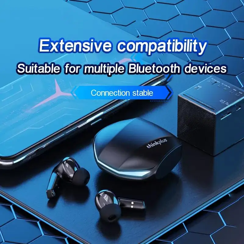 Lenovo GM2 Pro Bt5.3 Gaming Headset Sports Earbudds  Handsfree Waterproof Headphones Tws Wireless Earphone Lenovo GM2 Pro
