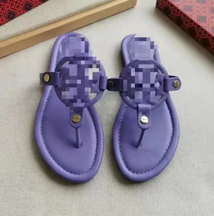 TB Sandals 2023 Outdoor PU Wholesale luxury TB sandals fashion beach sandals for woman_0