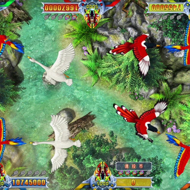 Аркадный шкаф Vgame Birds Paradise 2 игровой автомат для рыбалки охотника стрельбы печатная плата игровая доска