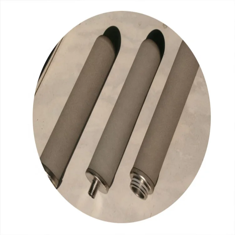 sintered porous metal  filter tubes for silencers