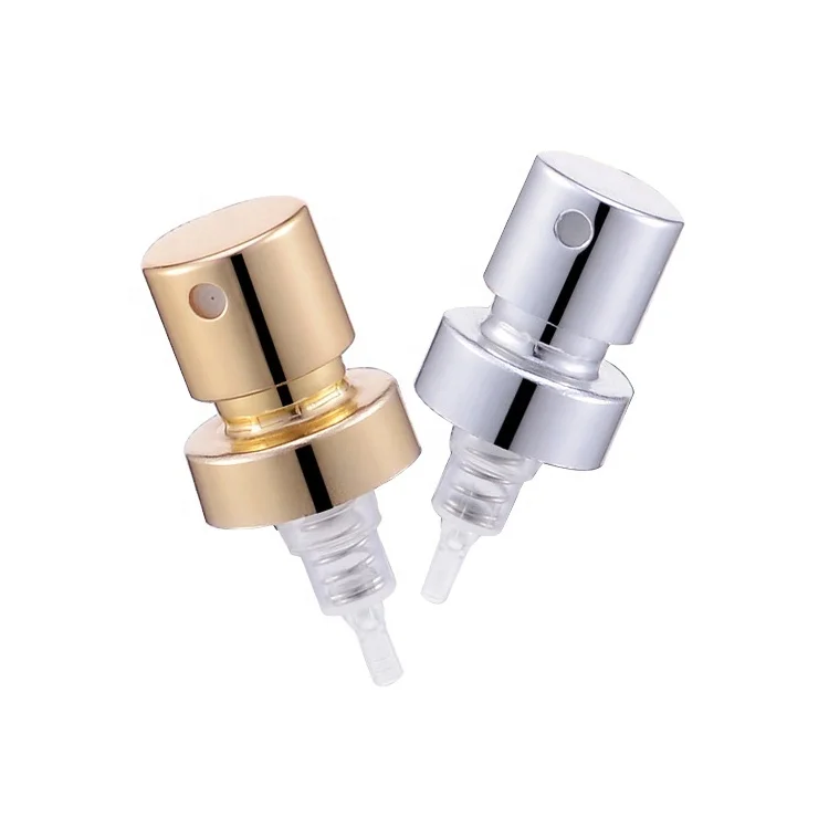 Silver FEA15mm FEA20mm aluminum perfume spray pump mist sprayer with aluminum collar ring