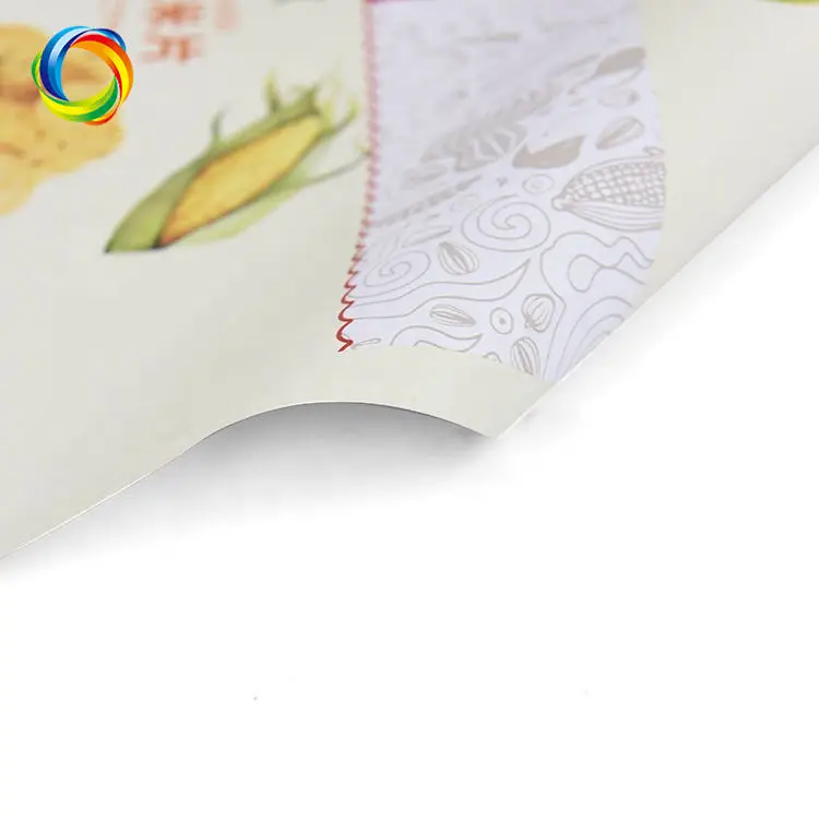 Gravure Printing Custom Size Colored Opaque Food Potato Chips Wrap Packaging Plastic Roll Film For Gummy Candy Sweet Lollipop