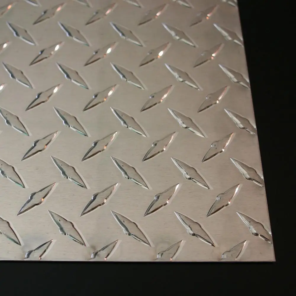 Aluminium Five Bar Tread Plate - Cut To Size