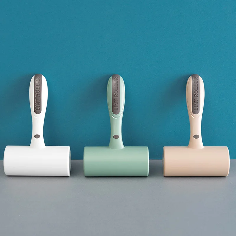 
Multiple Sticky Hair Removal Clothes Carpet Dusting Cleaning Roller with Adhesive White/Green/Coffee Color 
