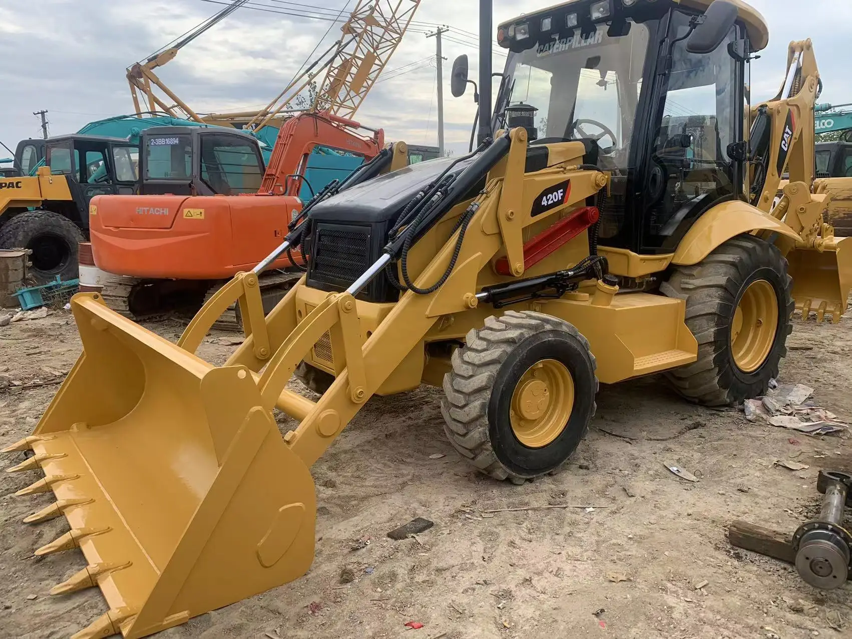 Competitive  price Used CAT 420F CAT Backhoe Loader 420F