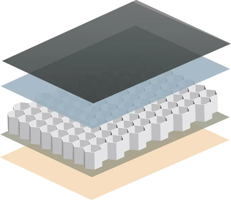 10mm aluminum honeycomb panel, Wood Veneer Honeycomb Panel