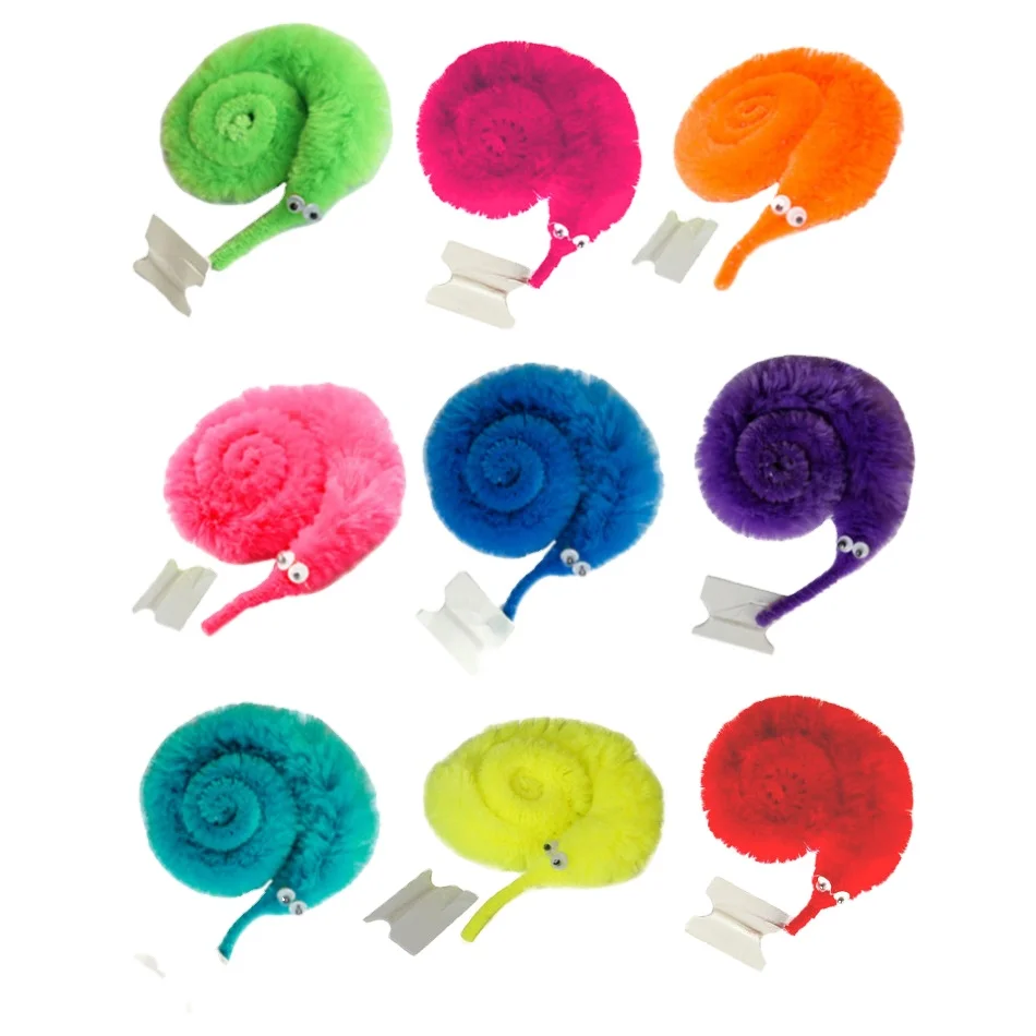 Wholesale 12 Colors Worm Mini plush magic tricks worm toy cat teaser