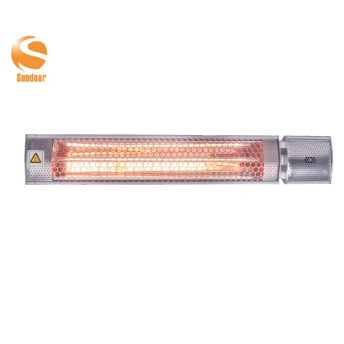 2000W High Heat Efficiency Wall Mounted Halogen Heater Waterproof Outdoor Heater for Patio Garden with Overheat Protection