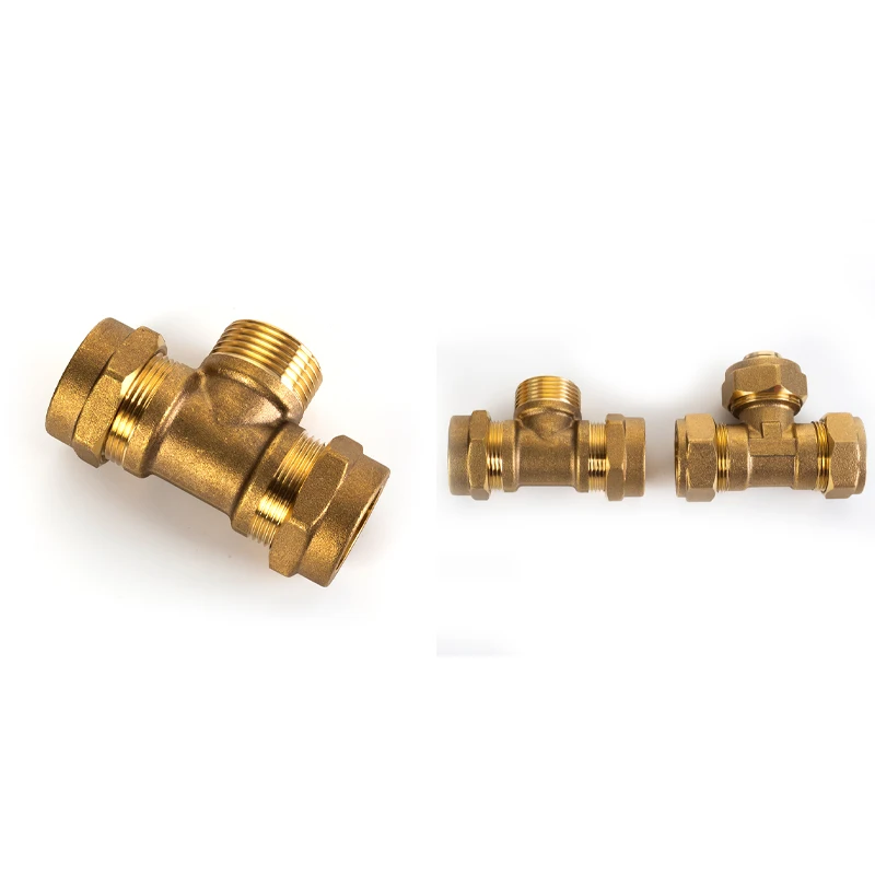 Custom Logo Copper Tubes Golden Slim Joint Piping Material Tube Joints For Water Gas Pipe