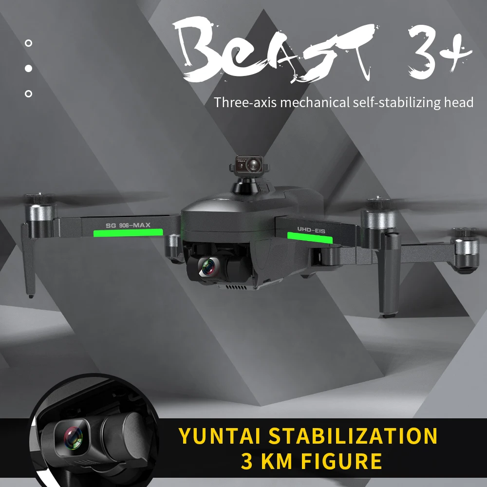 ZLL Long Range FPV 3KM Automatic Obstacle Avoidance Camera 4K Lens Remote Control Toys Drone