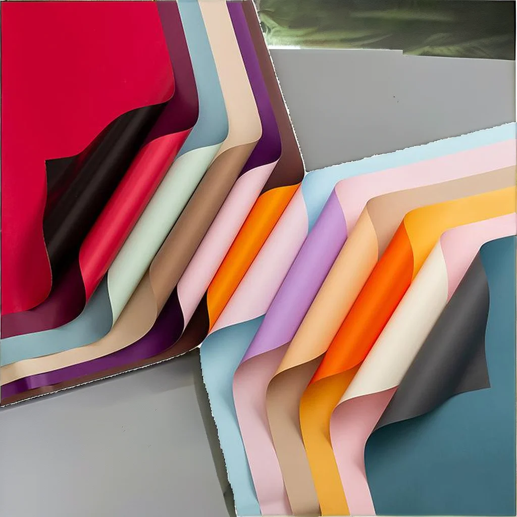 Two-Color A4 Size Coated Wrapping Paper Custom Floral Bouquet Tissue for Gift Packaging for Flowers Wrapping