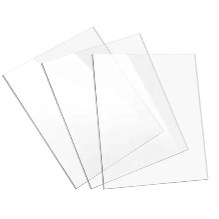 customize A3 A4 A5  cutting size Acrylic plastic clear transparent perspex sheet for laser cutting