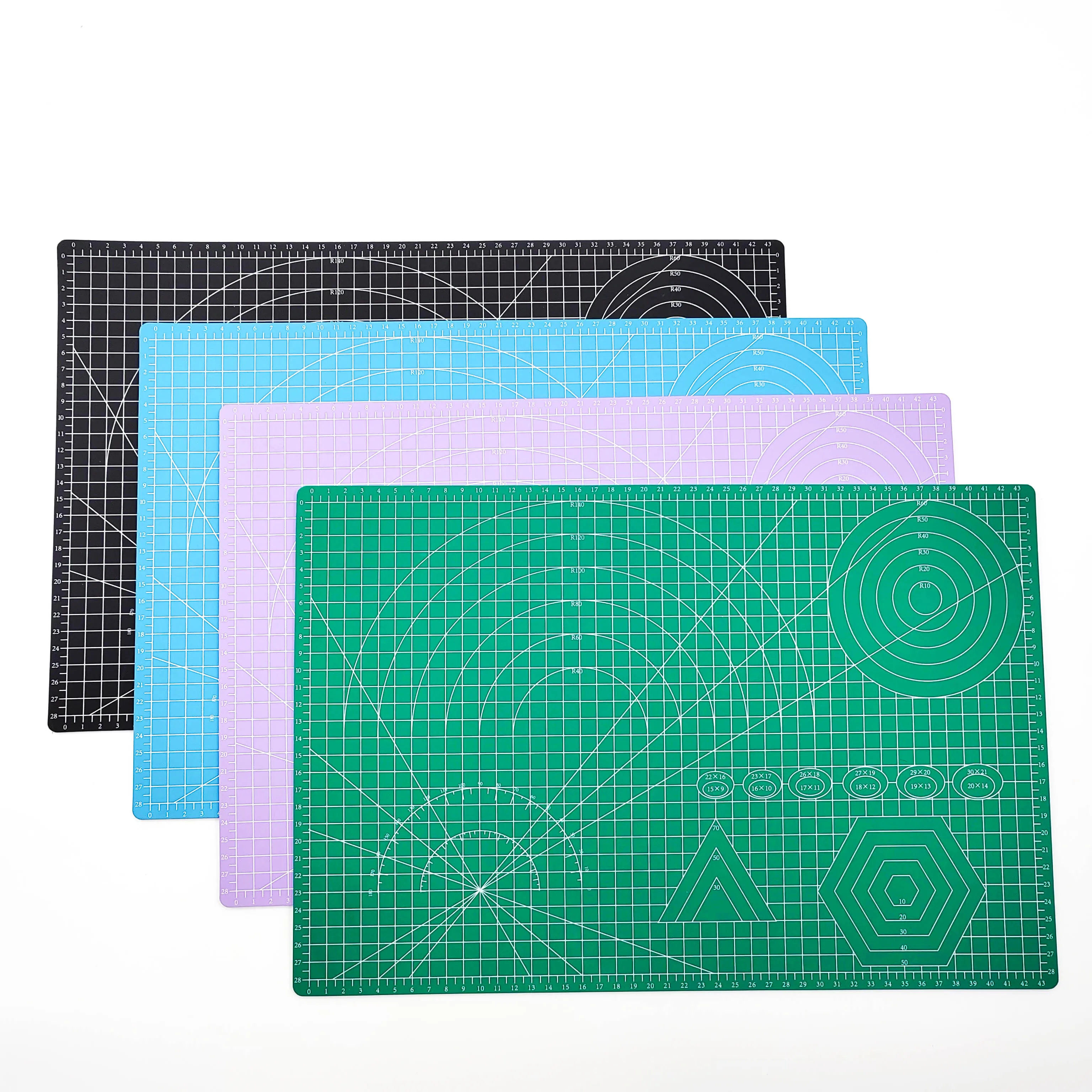 Wholesale Art Tools Cutting Mat Customized Logo Pvc A1 A2 A3 A4 Cutting Mat for table art craft