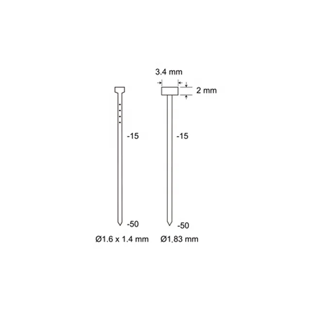 T50L 15 & 16 Gauge 2 in 1 Concrete & Finishing Nailer