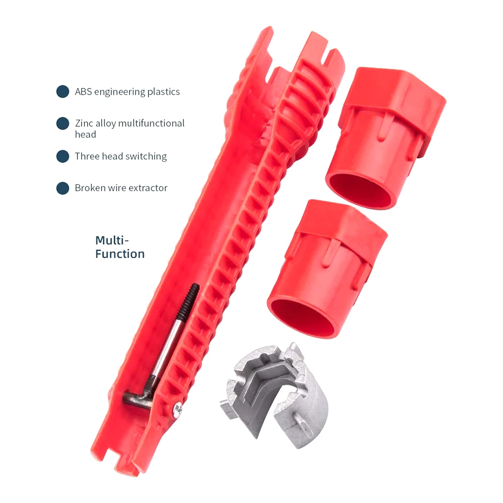 Plumbing Tool Faucet Socket Wrench Plumbing Tool for Tight Spaces Plumbers Homeowner/Bathroom