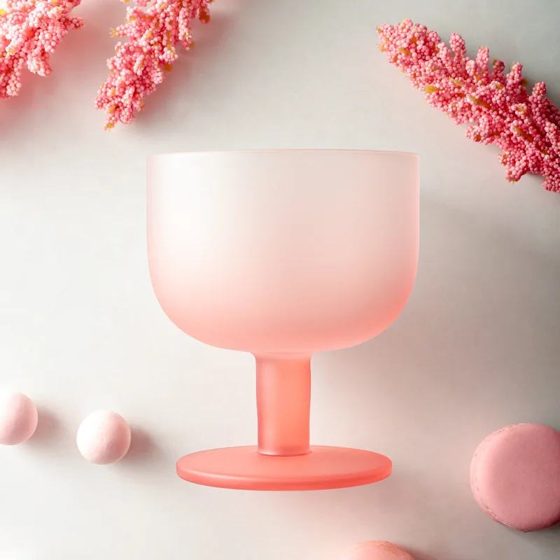 Dropshipping Europe  Hot Spot Restaurant Red Wine Glass Champagne Flute Frosted Goblet Crystal