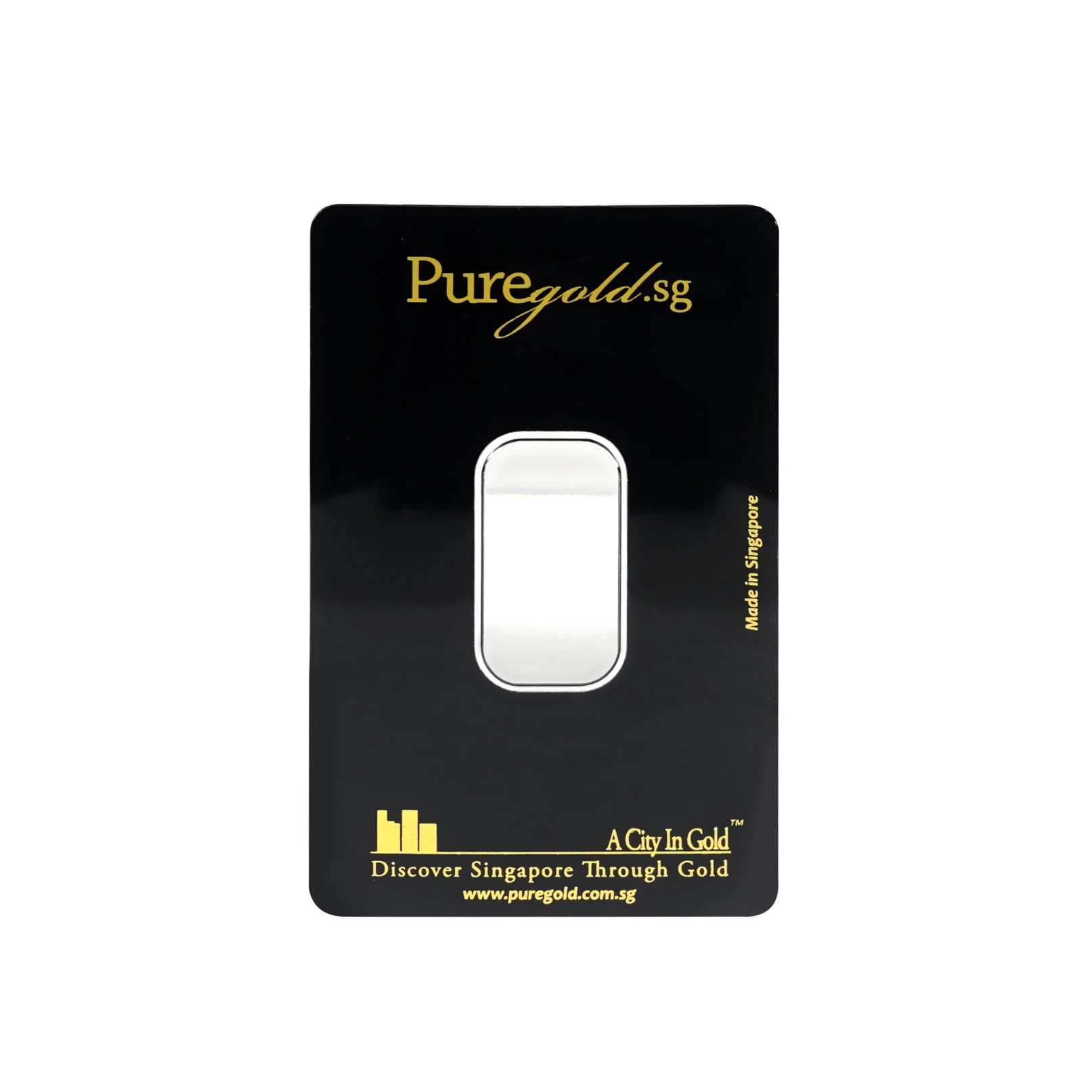 Pure 5 Gram Gold Bullion Blister Pack Sealed Security Pet Gold Bar Collectible Tamper-Evident Certicard