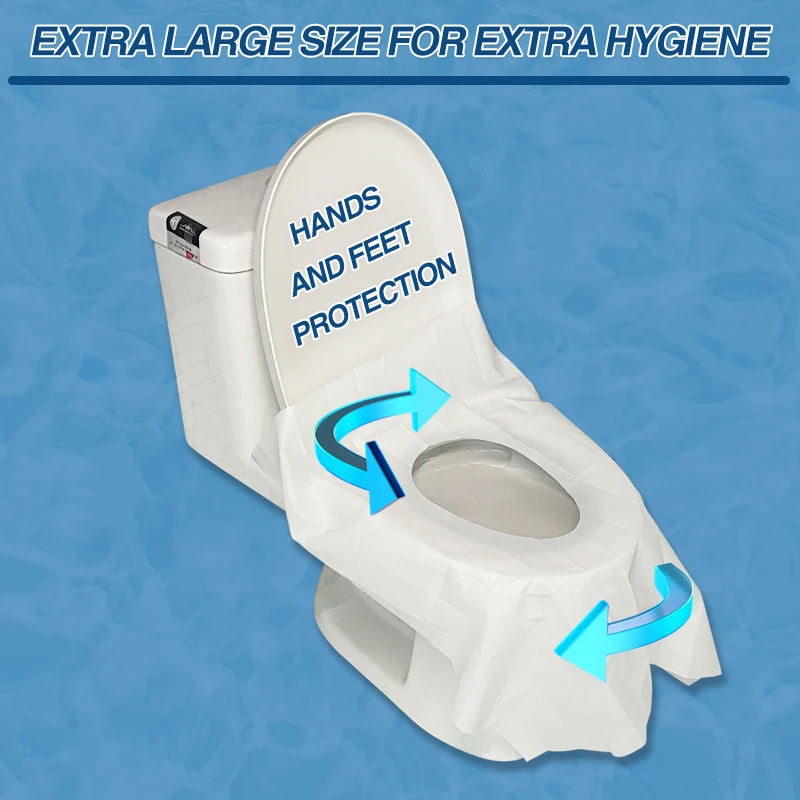 Disposable paper toilet seat cover disposable toilet mat toilet seat paper cover