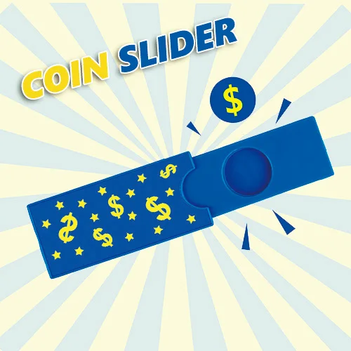 
Amazing Coin Slider magic trick toy for kids birth day party 