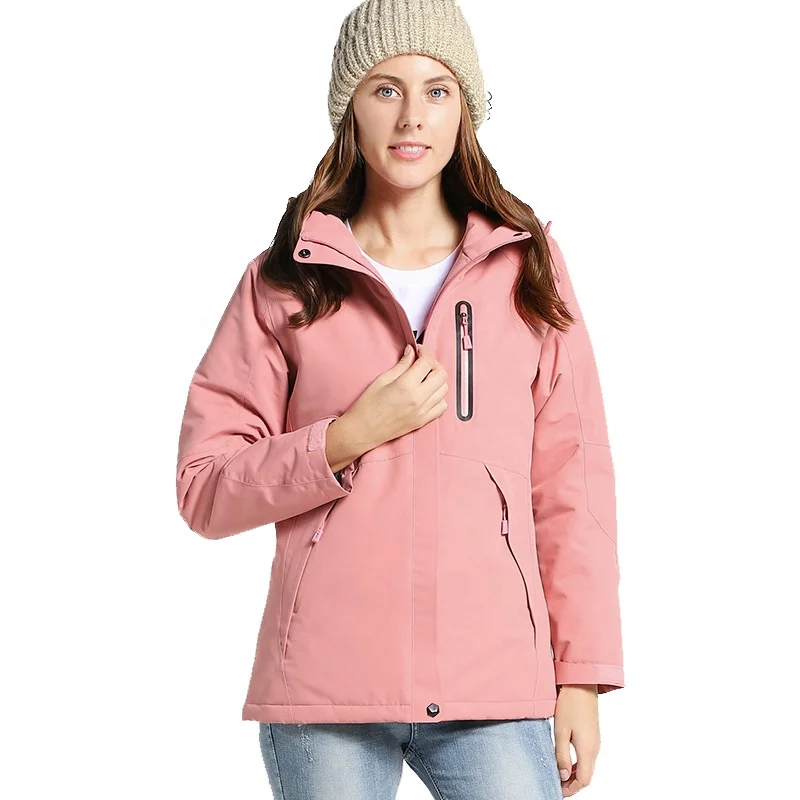 Topgear new arrival waterproof windproof womens heated quilted jacket
